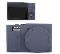 MUZIRI KINOKOO Funda de Silicona para Panasonic Lumix DC-TZ99/ZS99 - Azul | Funda protectora de goma suave para Lumix TZ99 con tapa de objetivo extraíble- antideslizante & resistente a los arañazos