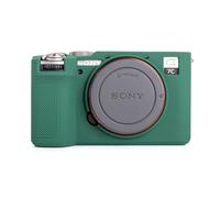 MUZIRI KINOKOO Funda de Silicona para Sony A7C II/Alpha 7C II/A7CM2/A7C2 Cámara, Ultrafina y Suave con Rubbber Sony A7CM II, Antiarañazos Delgada Ligera Funda Protectora para Sony Alpha 7CM2 - Verde