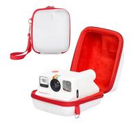 MUZIRI KINOKOO Funda para Cámara Polaroid GO - Funda Rígida de EVA Protectora de Transporte a Prueba de Golpes con Correa de Muñeca, White