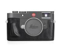 MUZIRI KINOKOO Funda para Leica M11 M11-P, Estuche Protectora de Cuero Genuino Premium para cámara Leica M11/M11-P, con empuñadura y diseño de Apertura Inferior - Negro