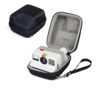MUZIRI KINOKOO Funda Polaroid GO - Protectora Dura de EVA para Polaroid GO - Funda de Viaje de Almacenamiento a Prueba de Golpes con Correa para Muñeca - Negro