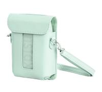 MUZIRI KINOKOO Funda protectora compatible con impresora Fujifilm Instax Mini Link 3, piel sintética Mini Link 3, funda de transporte para smartphone, accesorios con correa ajustable para el hombro,