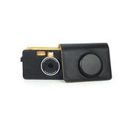MUZIRI KINOKOO Funda protectora para cámara instantánea Kodak Mini Shot 2 ERA 2 en 1, de piel sintética, con textura de lichi para cámara Kodak Mini Shot 2 ERA/MS200, con correa para el hombro, Negro