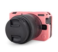 MUZIRI KINOKOO Silicona Funda para cámara Canon EOS R50 V - Funda Protectora de Goma Suave para cámara Digital EOS R50 V/EOS R50V - Funda Suave Fina y antiarañazos - Rosa