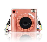MUZIRI KINOKOO Square SQ1 - Funda de Piel sintética con Correa Ajustable para cámara Fuji Instax Regalo de San Valentín