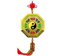 MUZIT Espejo Feng Shui, Bagua, Adorno de Espejo, 13 cm