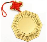 MUZIT Espejo Feng Shui, Bagua,Adorno de Espejo, cóncavo doméstico del Corredor chismes Fengshui for protección(8 cm)