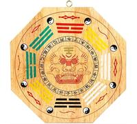 MUZIT Espejo Feng Shui, Bagua, Adorno de Espejo Tradicional(19cm)