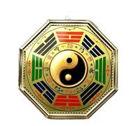 MUZIT Espejo Feng Shui, Bagua, Adorno de Espejo Tradicional(20.5cm)