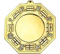 MUZIT Espejo Feng Shui, Bagua, Decoración de Adorno Cobre cóncavo Convexo(8.3cm)