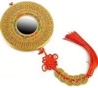 MUZIT Espejo Feng Shui, Bagua, Tradicional Adorno cóncavo,Convexo(16cm)