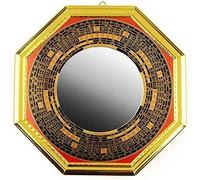 MUZIT Espejo Feng Shui, Bagua, Tradicional Adorno cóncavo,Convexo(17.5cm)