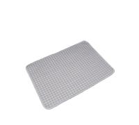 muzoira Alfombrilla de enfriamiento para mascotas, seda de hielo, impermeable, ligera, portátil, (gris, L)