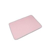 muzoira Alfombrilla de enfriamiento para mascotas, seda de hielo, impermeable, ligera y portátil (rosa, S)
