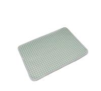 muzoira Alfombrilla de refrigeración para mascotas, seda de hielo, impermeable, ligera y portátil (verde, L)