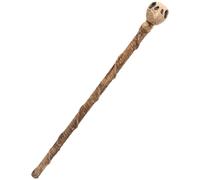 Muzrunq Bastón de Calavera con Forma de pájaro, de plástico y Goma, de 51 Pulgadas, Ideal para Cosplay de Halloween.