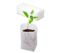 Muzrunq Bolsa de vivero de Plantas no Tejidas, 100pcs 14x16 cm de plántula de plántulas de Planta de plántulas para Planta para de Tela de Suministro de jardín, Bolsas no Tejidas.