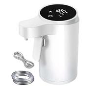 Muzrunq Dispensador de Vino Decantador de Vino automático eléctrico con Pantalla Digital Dispensador de Licor Ajustable de 4 Niveles para Mujeres, Hombres, mamá, papá, Cocina Blanca.