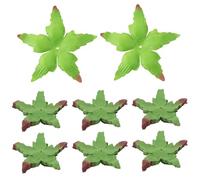 Muzrunq Hojas Verdes Sépalos de Flores Artificiales de 6, 1x4, 5 Pulgadas 200 Piezas Hojas de Seda para Manualidades DIY Suministros de cálices de Rosas Decoración Verde para el hogar.