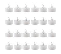 Muzrunq Luz de té LED Velas parpadeantes sin Llama realistas con Temporizador de batería Amarillo 24PCS Luz de té LEDVelas candelitaVela eléctricaLuces parpadeantesLuces sin Llama