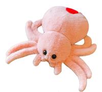 Muzrunq Peluche de araña de 9, 8 Pulgadas, Ojos Grandes Decorativos, Animales de Peluche de Halloween, Animales de de araña Suaves, Divertidos Regalos de Fiesta para niños y niñas, Style2.