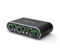 MV-Mixer - Interfaz de audio de 2 canales de 24 bits/192 kHz para Mac y Windows con 2 entradas combinadas XLR-1/4 pulgadas para señales de micrófono, instrumento y línea (MV-MIXER)
