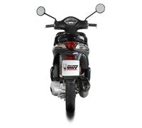 Escape Completo Mivv MOVER Inox Negro PIAGGIO LIBERTY 125 2019 > 2024