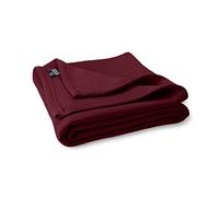 MV Sport Manta Tipo Sudadera de Gran tamaño, Manta de Punto de Forro Polar, carmesí, tamaño King