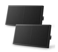 MVAVA interruptor de luz empotrado Interruptor inversor 80mm*150mm Interruptor de pared 2 pack Negro