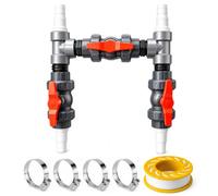 Mvellir Bypass Pool Set Ø 50 mm - Juego de derivación para piscina bomba de calefacción de piscina y calefacción de piscina, bombas de calor para un control preciso del suministro de agua y una