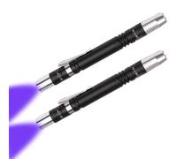 MVIOCS Paquete de 2 Linternas UV, Portátil con Luz Blanca y Negra, Detector de Orina para Mascotas, Perros, Gatos, Chinches, Escorpiones, al Aire