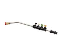 MVKLIW Boquilla de lavado de coche de alta presión, barra curvada alargada, boquilla de conexión rápida en forma de abanico para limpieza de coche, riego de jardín