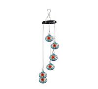 MVKLIW Encantadoras Campanillas de Viento, Comederos para Pájaros para Colgar Al Aire Libre, A Prueba de y Abejas, Nunca Gotean, Jardín Modelo 5