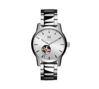 MVMT Classic II - Reloj automático de 3 manecillas para hombre, acero inoxidable, resistente al agua hasta 5 ATM/50 metros, uso diario para él, 42 mm, plateado (Skyline Silver)