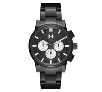 MVMT Marquee Square - Reloj de cuarzo para mujer, 2 manecillas, 22 mm, correa de piel, resistente al agua hasta 30 m, regalo para ella, negro (Panda Black), 45, Chrono II