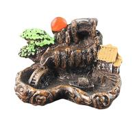 MVOSJFIE Quemador de incienso de resina, cascada, quemador de incienso de reflujo, difusor decorativo, adorno decorativo, decoración del hogar, decoración de habitación