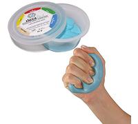 Mvs Theraflex Putty - Pasta comprimible para manos y dedos, para artritis, color azul, extrafuerte, antimicrobiano, 85 g