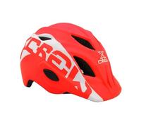 MVTEK Casco Junior X-Crew Casco Bicicleta Niño Casco Niño 52-56cm Casco Infantil Policarbonato Seguro Homologado Ajustable Transpirable Ergonómico Bicicleta Multideporte Rojo