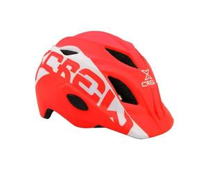 MVTEK Casco Junior X-Crew Casco Bicicleta Niño Casco Niño 52-56cm Casco Infantil Policarbonato Seguro Homologado Ajustable Transpirable Ergonómico Bicicleta Multideporte Rojo