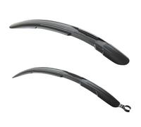 MVTEK Par de Guardabarros para Bicicleta de montaña de 26 - 28 Pulgadas, Enganche rápido. Guardabarros de Bicicleta de plástico, Montaje en Cuadro y tija de sillín. Guardabarros Delantero MTB y