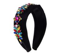 MVUYO FMURY - Bandas para el cabello versátiles con diamantes incrustados vintage para mujer, accesorios para el cabello resistentes (D)