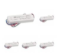 MW MEAN WELL Fuente de Alimentación LPV-60-24 Transformador LED 24V / 2,5A / 60W IP67 Para Iluminación (Paquete de 5)