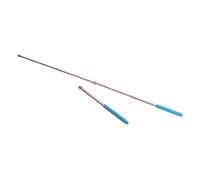 MWAHJU 10pcs Belly Dance Accessories ISIS Wings Butterfly Telescopic Sticks of Stainless Stick Scenes para Bailar(Bule)
