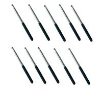 MWAHJU 20pcs Portable Sticks for Dance Wings 23-100cm Length Professional Belly ISIS Telescopic Rods Stainless Steel para Bailar