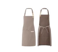 MWAHJU 2pcs Waterproof Kitchen Apron Canvas Bakery Coffee Shop Chef Workwear Para Cocinar(Color 3)