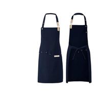 MWAHJU 2pcs Waterproof Kitchen Apron Canvas Bakery Coffee Shop Chef Workwear Para Cocinar(Color 4)