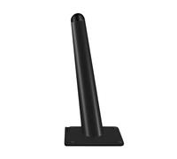 MWAHJU 4 Uds Patas de Muebles Mesa Acero Laminado en frío reemplazo sofá Cama herrajes for Resistentes para Mesas De Sala(Black Slant 12cm)