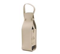 MWAHJU Bolsa De Vino, Cuero Reutilizable For Llevar, Bolsas Doble Capa Champán Y Cerveza, Cumpleaños, Despedidas Soltera para Boda Fiesta(Beige)