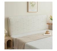 MWAHJU Funda for cabecera Acolchada Suave y Lisa con Todo Incluido, Funda de Fibra poliéster, Protectora for Respaldo Cama Color Liso para Habitacione Dormitorio(Beige,1.5m)