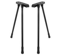 MWAHJU Patas Plegables for Mesa de Camping, Patas Metal, Altura Ajustable, for Centro, Equipo DIY for Viajes al Aire Libre, 2 uds para Mesas De Sala